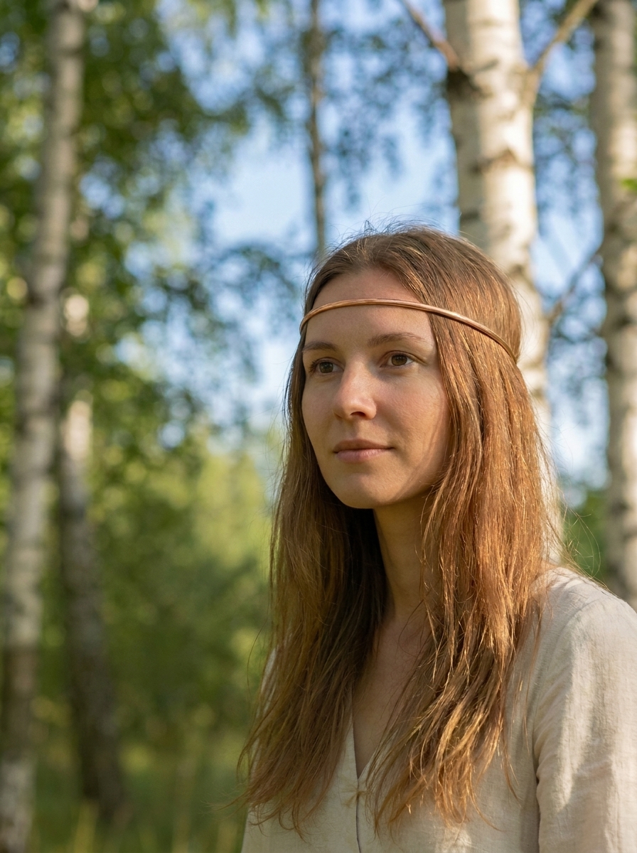 Очелье с цепочкой