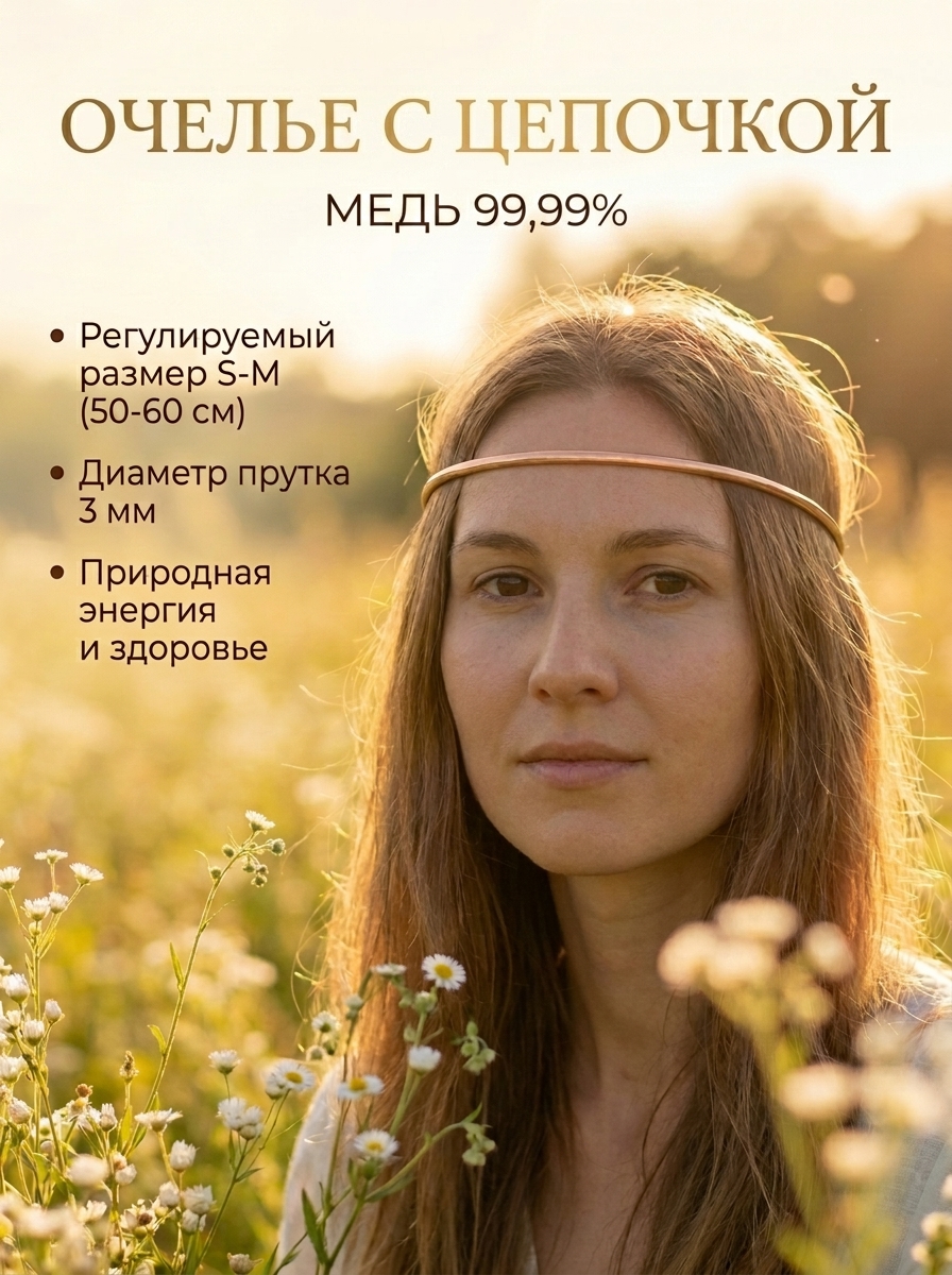 Очелье с цепочкой