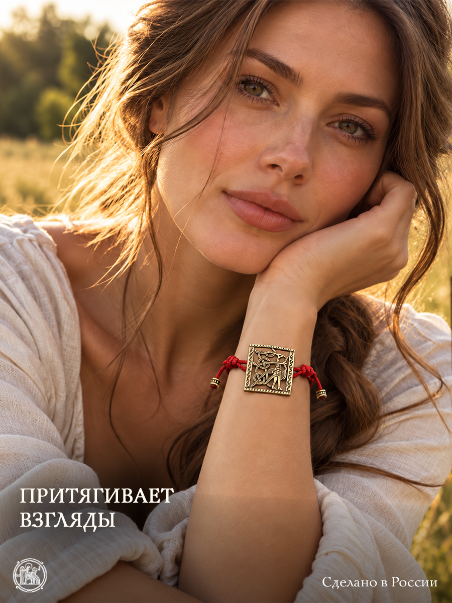 Браслет-шнурок «Журавль»