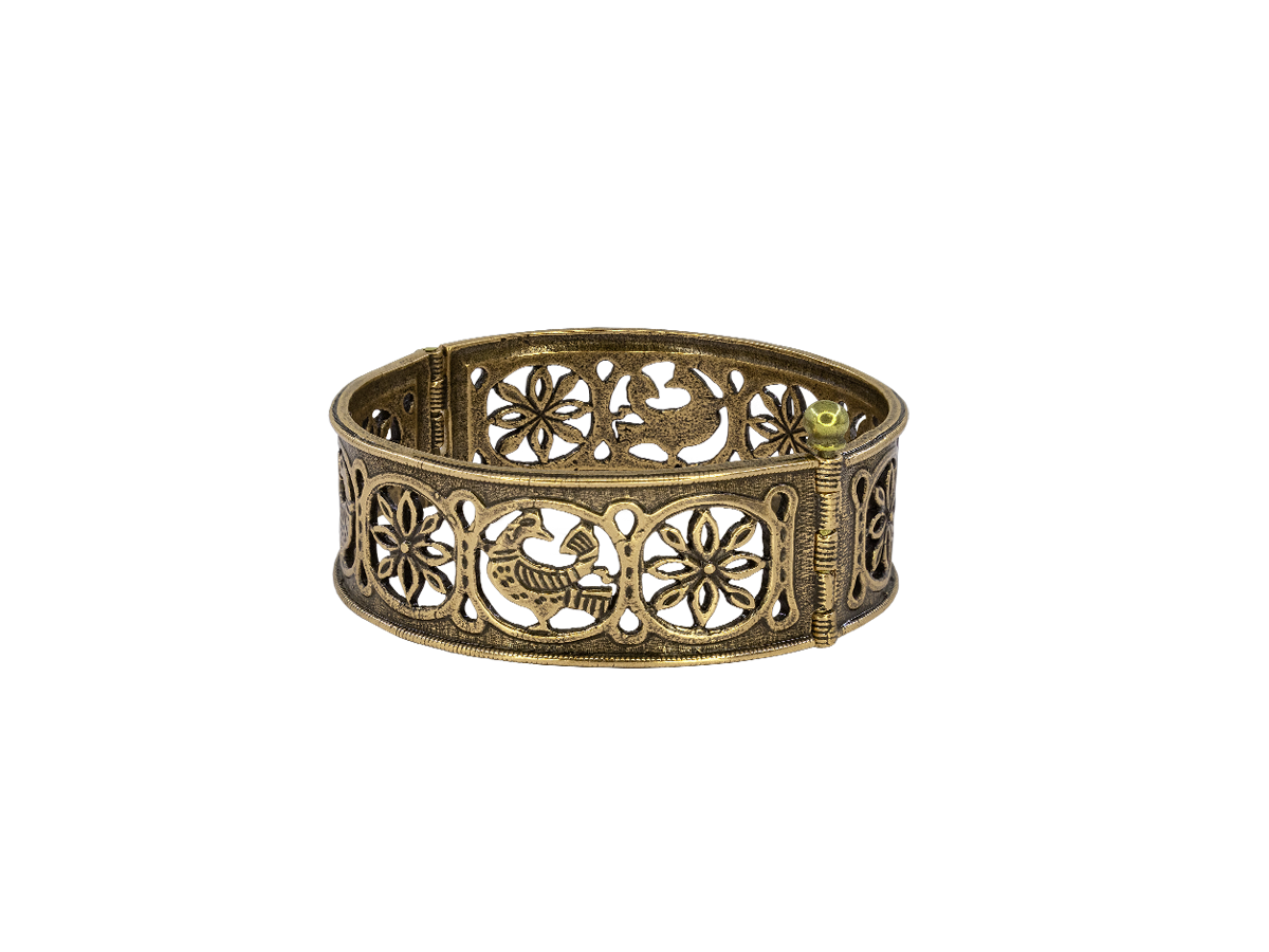 Браслет прорезной "Цветущий сад"