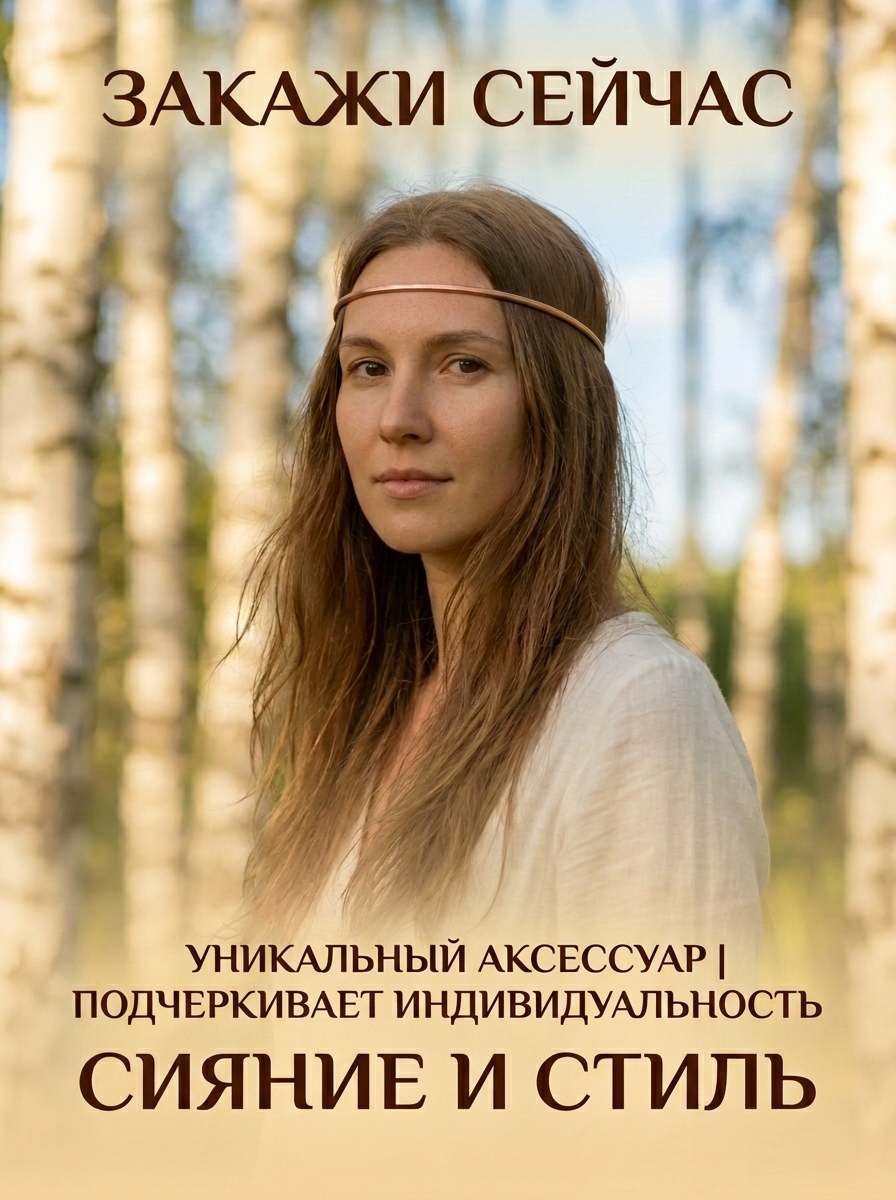 Очелье с цепочкой