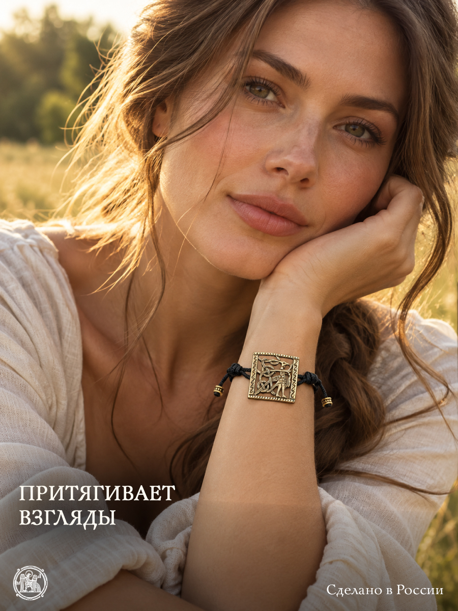 Браслет-шнурок «Журавль»