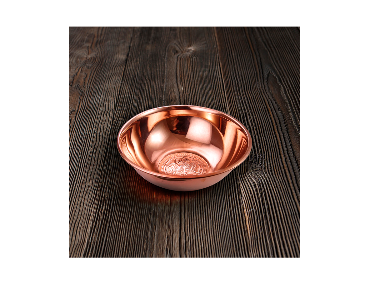 Плошка «Суздальская птица». Глянцевая