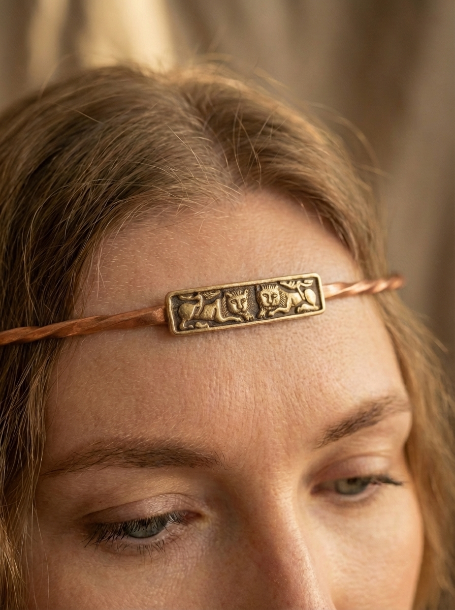 Очелье витое «Пара львов»