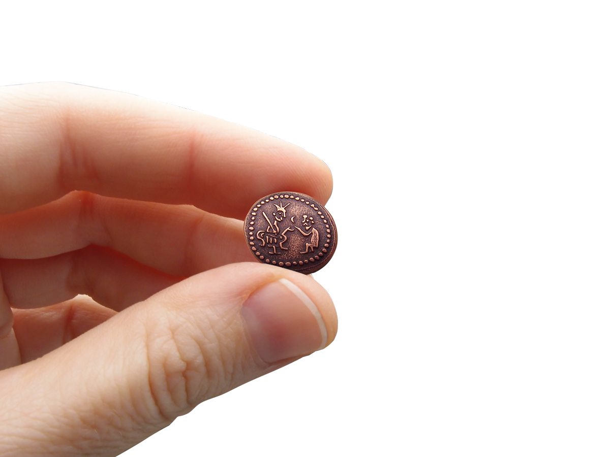 Новгородская монета, D 15 мм