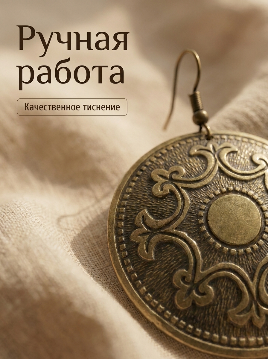 Серьги «Пожелание богатства»