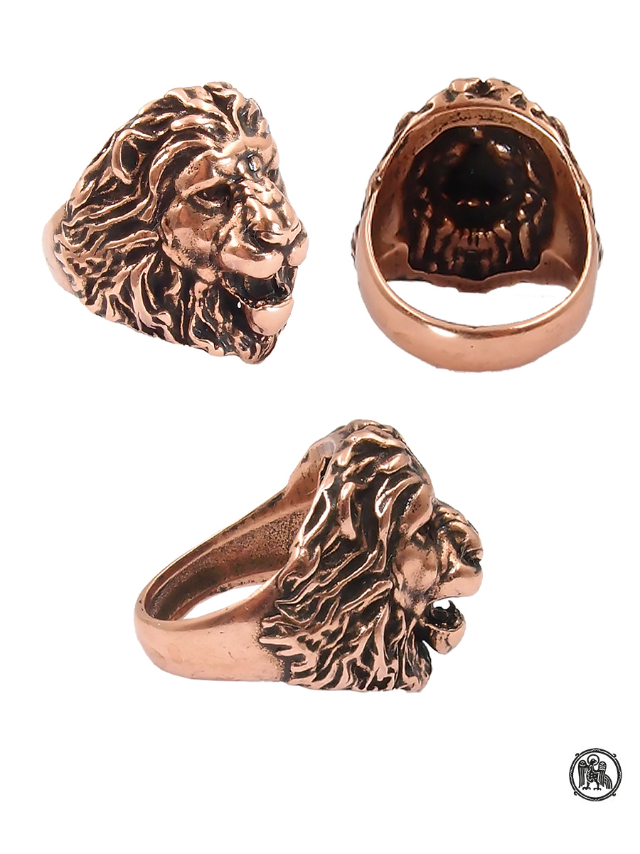 Кольцо «Лев рычащий»