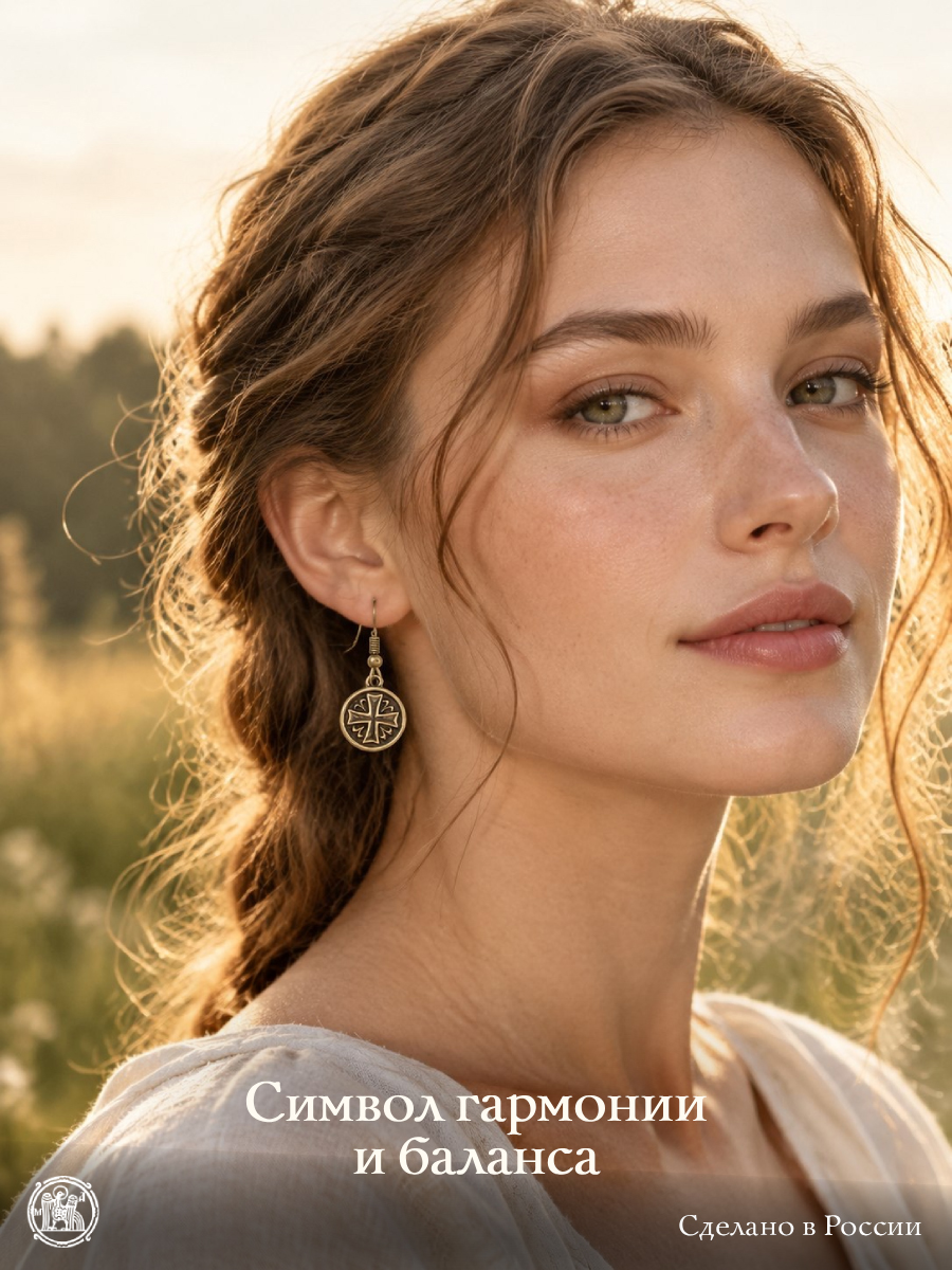 Серьги «Кресты»