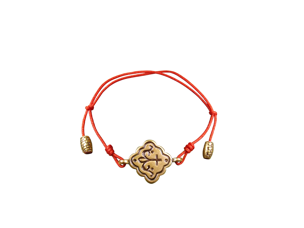 Браслет-шнурок «Процветший крест» № 2