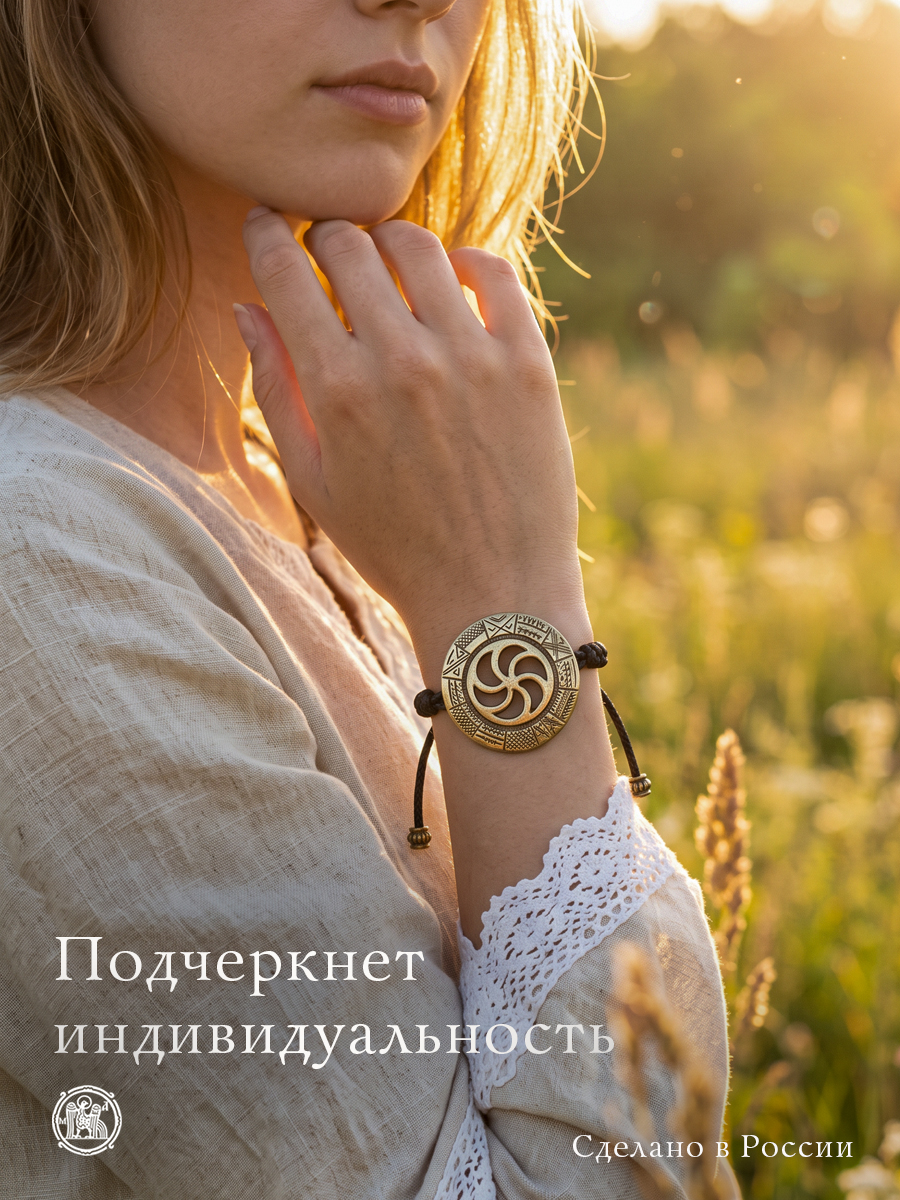 Браслет-шнурок «Древнеславянский календарь»